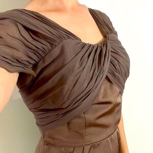 Brown vintage 1950’s handmade dress